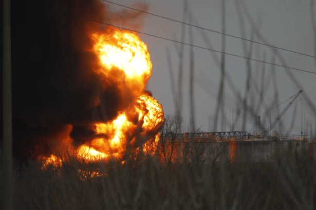 Ukrainsk attack träffade ryska raffinaderier